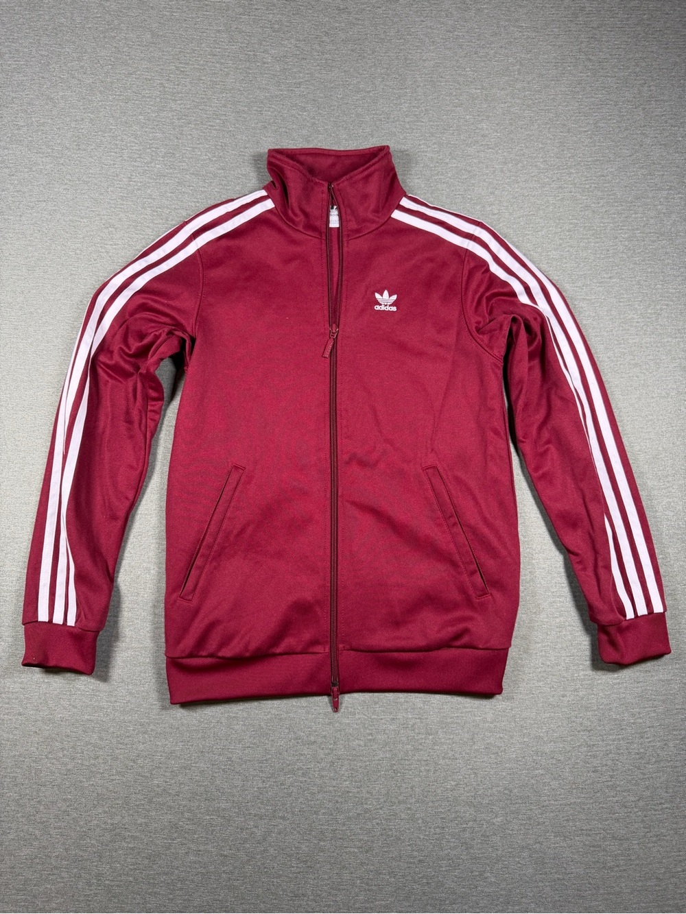 Adidas Women's Burgundy Track Jacket